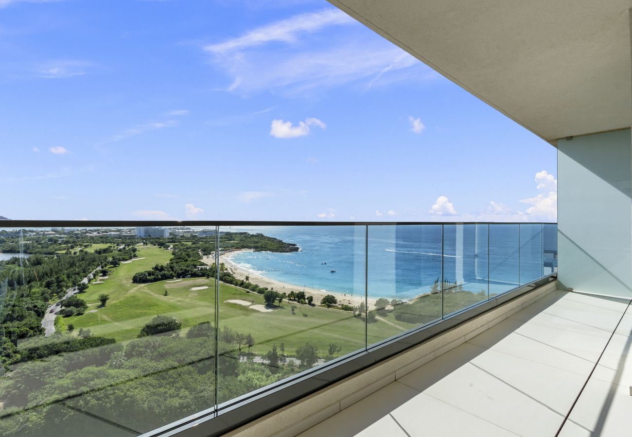 Appartement à Cupecoy - B-1602 Luxury two bedroom unit oceanview with balc