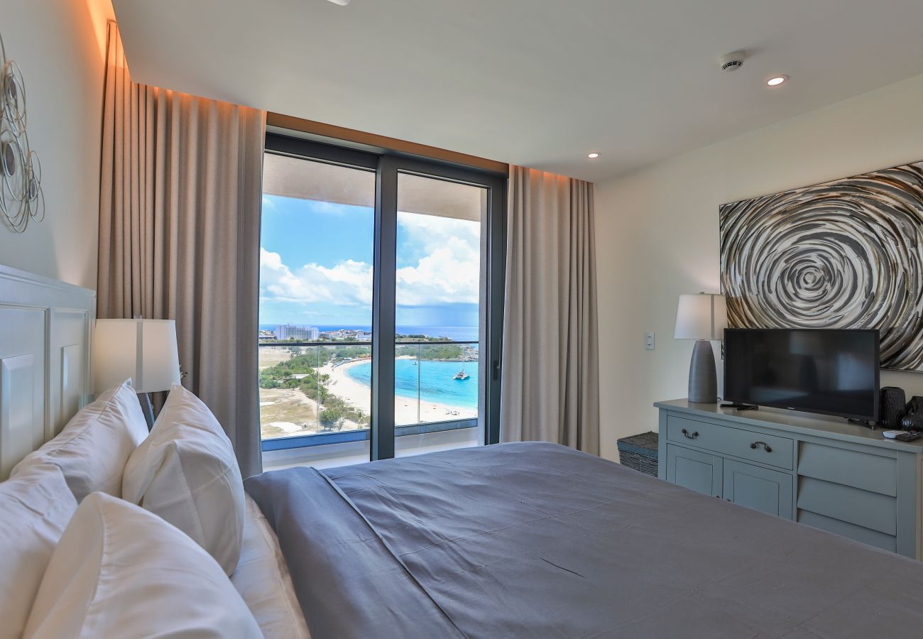 bedroom overlooking the ocean