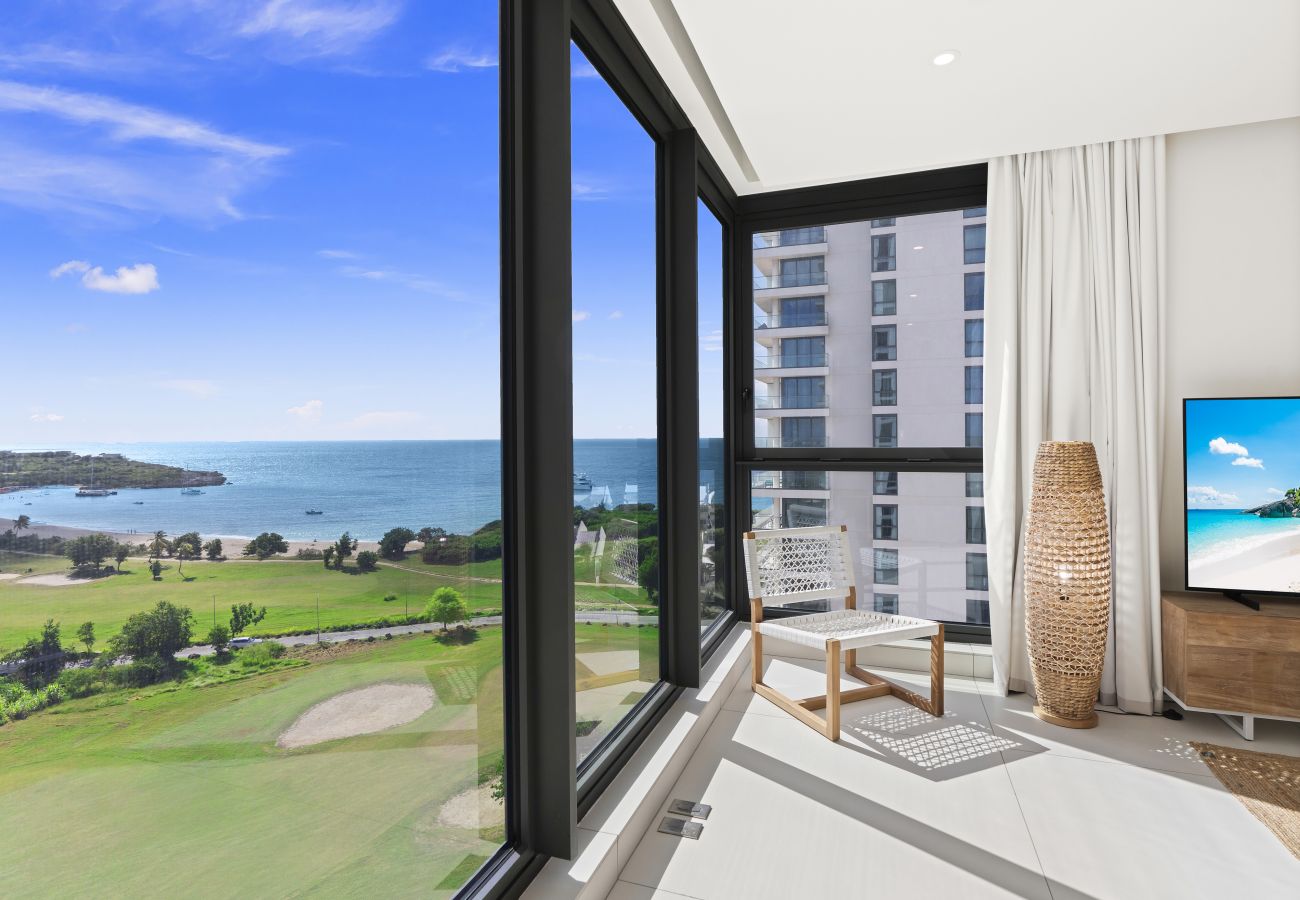 Apartment in Cupecoy - B-901 Corner apartment with stunning beach view